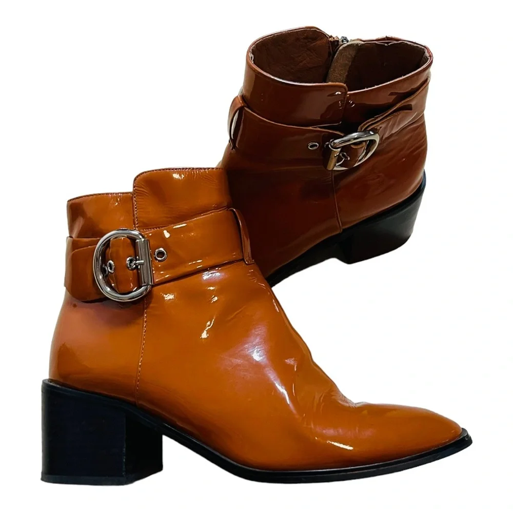 Jeffery Campbell regan bootie in tan - Picture 9 of 10